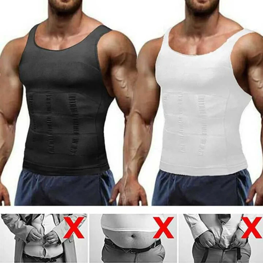 Slim and Lift Men's Body Shaper – Compression Vest