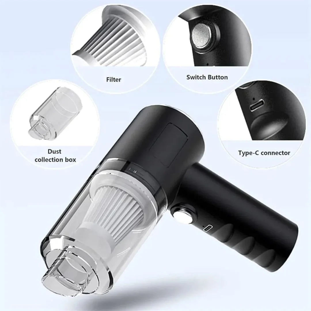 3-in-1 Wireless Vacuum Cleaner – Powerful Portable Cleaning Solution