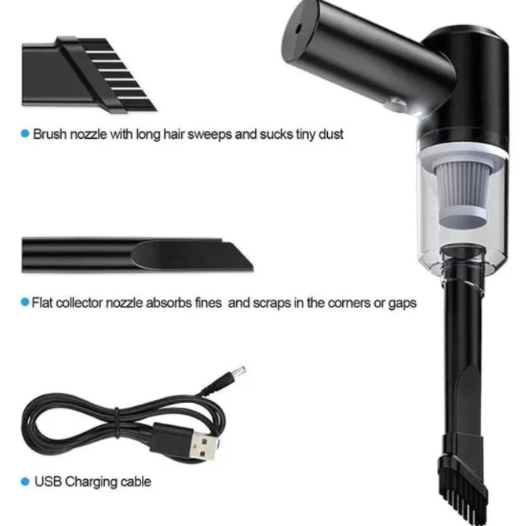 3-in-1 Wireless Vacuum Cleaner – Powerful Portable Cleaning Solution