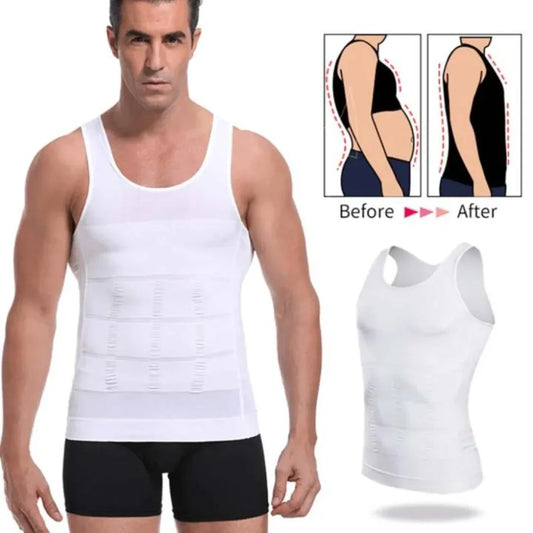 Slim and Lift Men's Body Shaper – Compression Vest